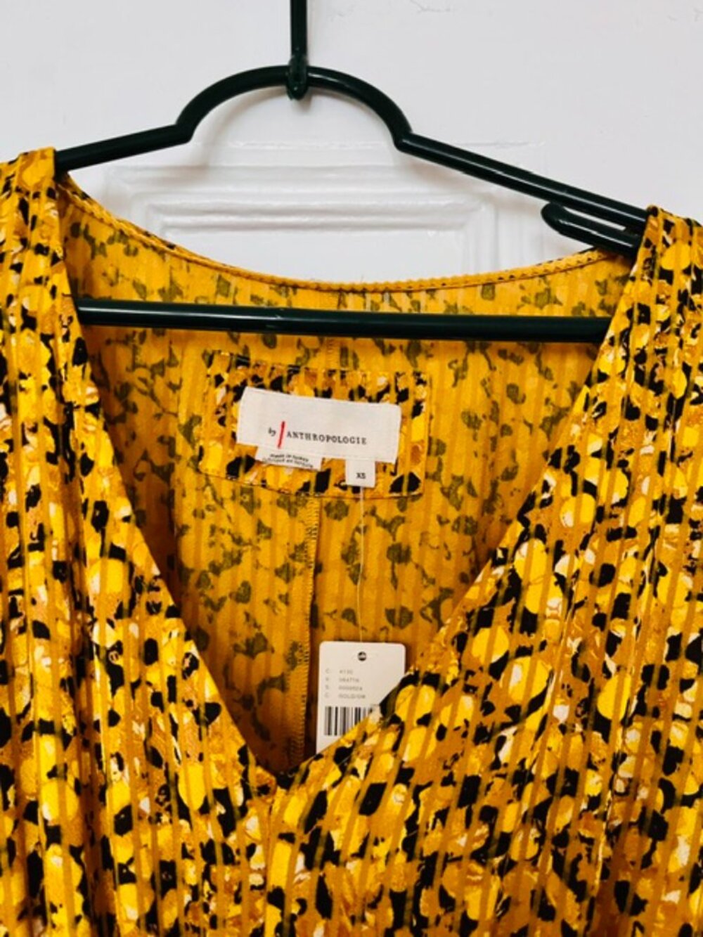 Anthropologie yellow dress